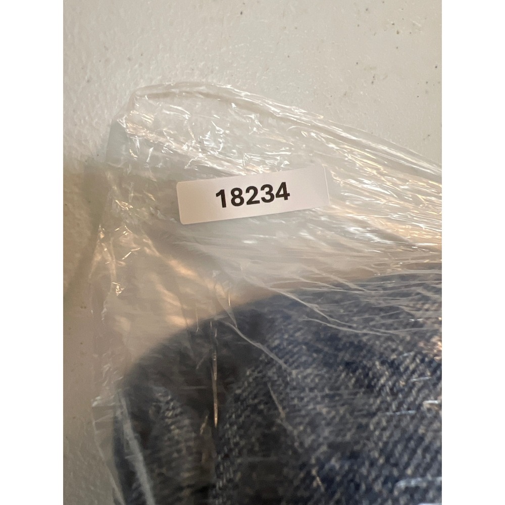 Levi's Denim Jacket Womens Small Blue Vintage 70596 Longline Drawstring Made USA - Picture 9 of 9